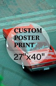 Upload Your Photo Image Custom Personalized Photo to Poster Printing Home Decor Wall Art Prints (inch: 27*40)