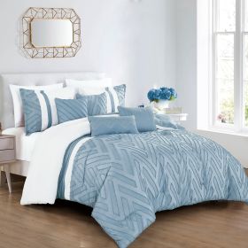 Brady 7 Pieces Comforter Set (size: KING)